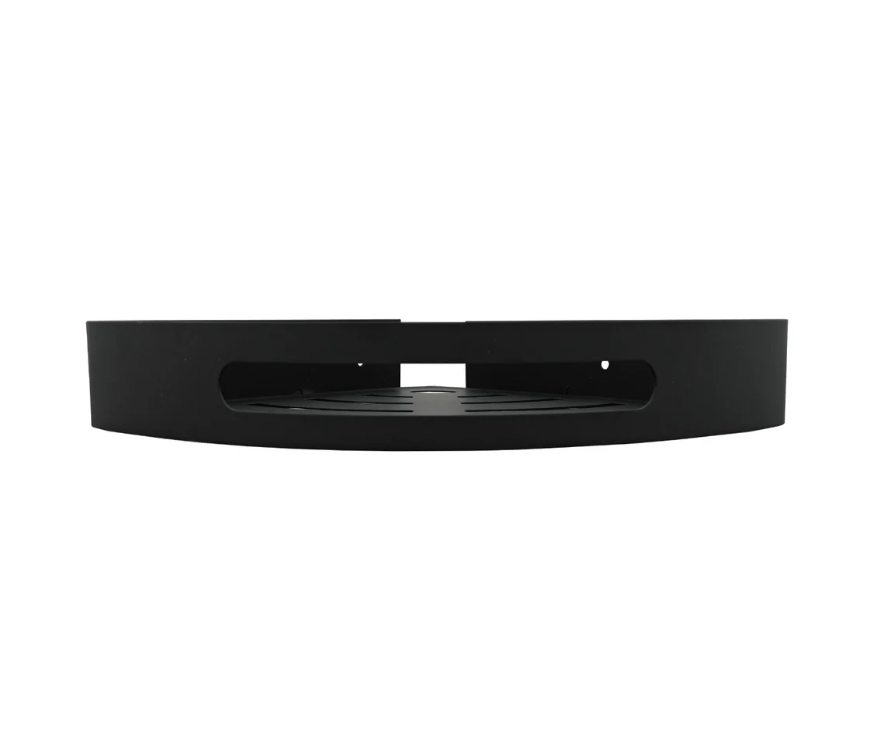 REPISA ESQUINERA NEGRA 30 CM EN ACERO INOXIDABLE