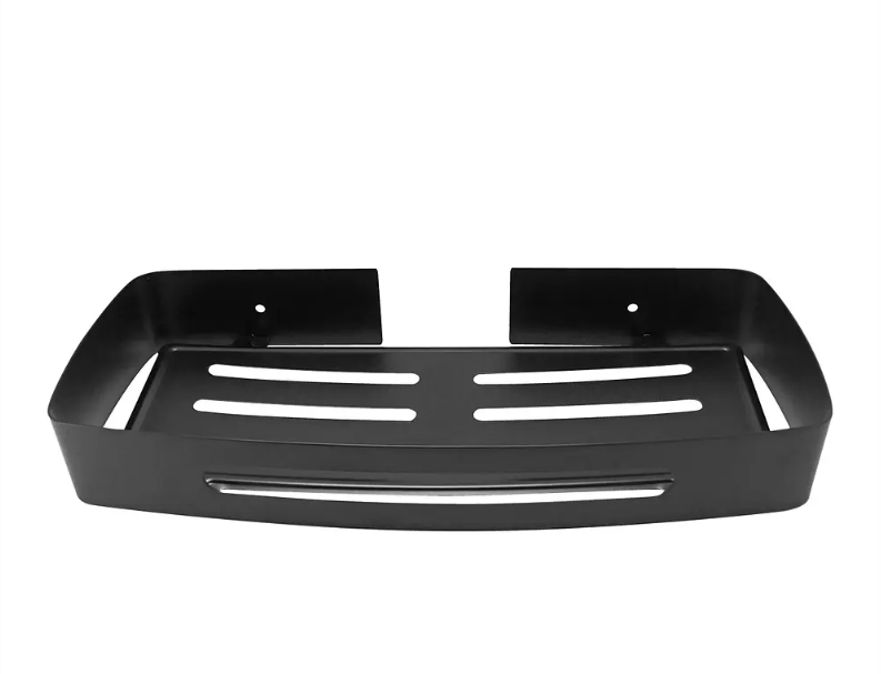 REPISA RECTANGULAR NEGRA 30 CM EN ACERO INOXIDABLE