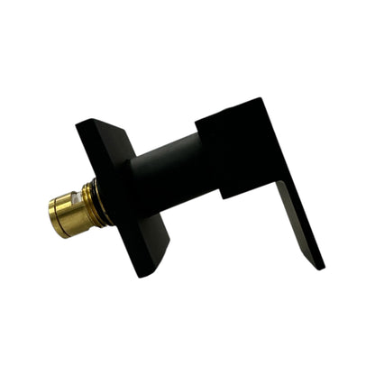 MANIJA DE LUJO CUADRADA NEGRO MATE EN ACERO