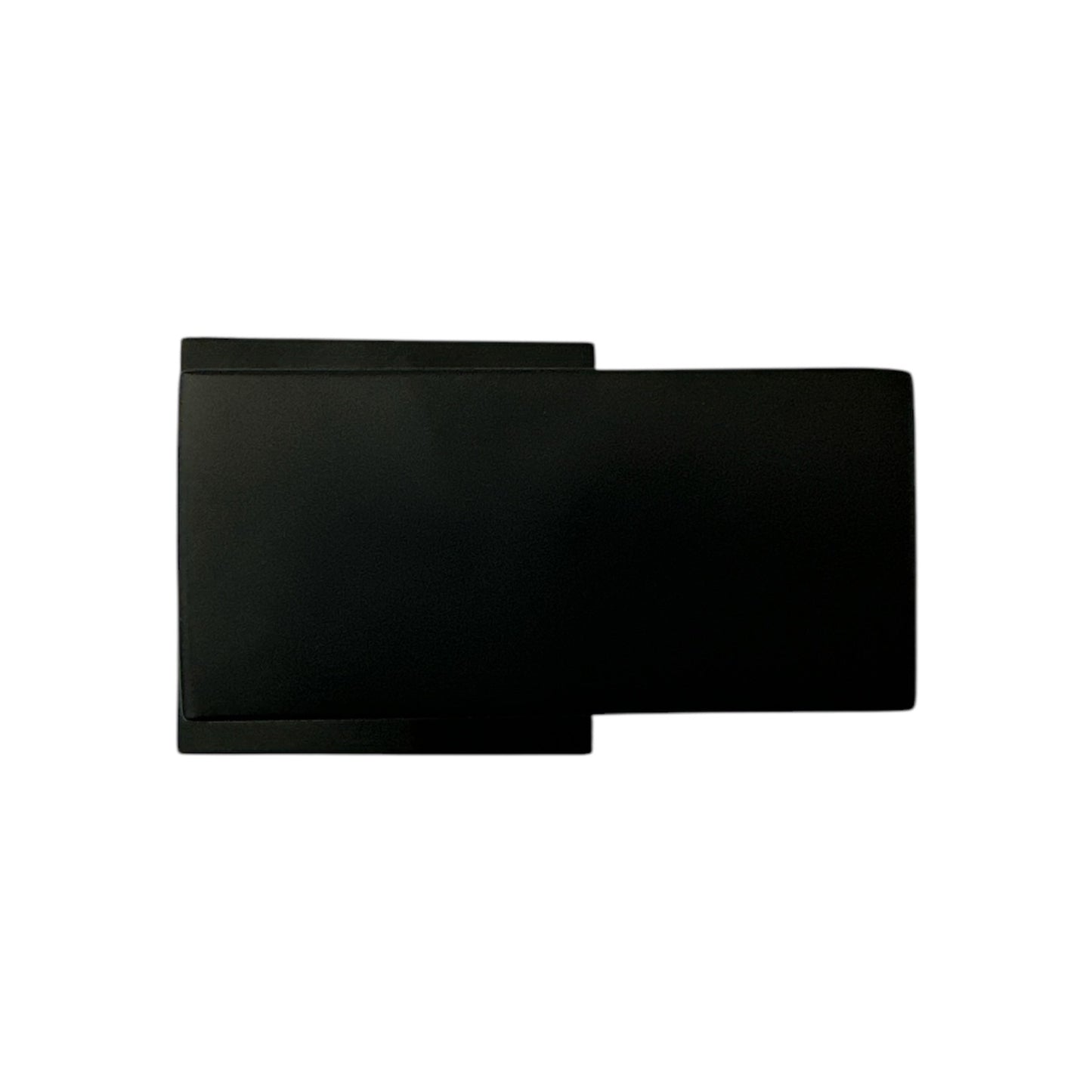 MANIJA DE LUJO CUADRADA NEGRO MATE EN ACERO